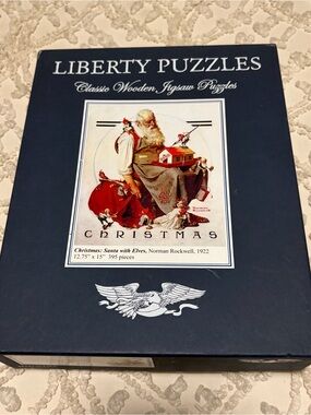 Liberty Puzzle-Christmas:Santa with Elves